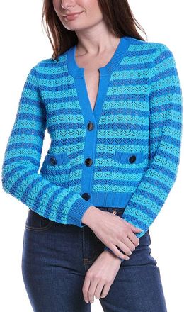 L'agence Lagence Pointelle Knit Cardigan