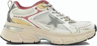 Golden Goose Silk and Nylon Textured Sole Sneakers