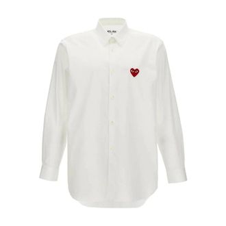 Comme Des Gar&ccedil;ons Hombre, Camisas, Blanco, Talla: M