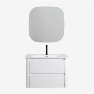 Sklum Sklum - Conjunto De Mueble De Ba&ntilde;o En Madera Con Lavabo Integrado Egerton