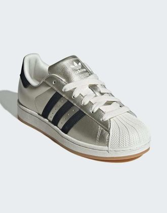 adidas Originals Superstar II - Scarpe color alumina/core black/gum-Argento