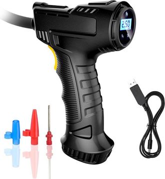 OEM 1 Kit De Bomba De Aire Port&aacute;til Negra Para Coche