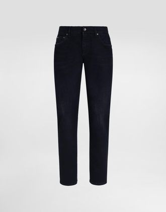 Dolce & Gabbana Skinny Stretch Cotton Jeans With Tag - Man Denim Multi-colored 44