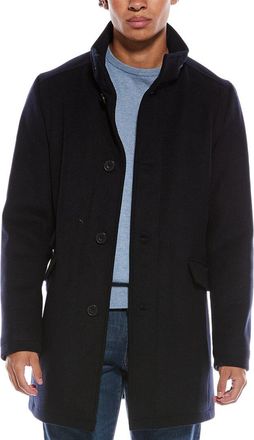 Kenneth Cole Wool-Blend Melton Coat