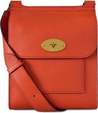 Mulberry Small Antony Leather Crossbody Bag in Coral Orange at Nordstrom