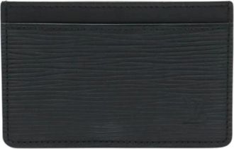 Louis Vuitton Pre-owned Epi Card Case - Dames - Vintage Accessoires - Zwart - ONE Size - Leer - Vintage