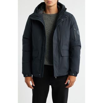 Save The Duck Hiram Waterproof Recycled Polyester Coat in Black at Nordstrom Rack, Size Xx-Large
