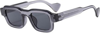 Generic Small Frame Mens Vacation Womens Outdoor Sunglasses(Grey)
