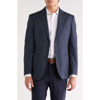 Tommy Hilfiger Notch Lapel Sport Coat in Blue at Nordstrom Rack, Size 44 Regular