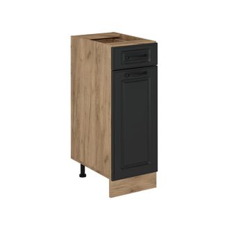 Vicco Mueble Bajo De Cocina R-line, Antracita Casa De Campo, 30 Cm Sin Encimera Vicco