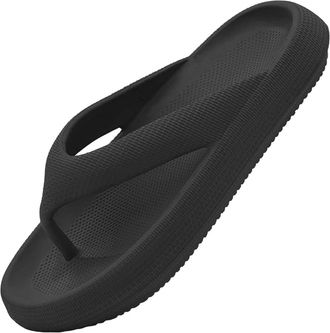 Generic Beach Toe Separator Lovers | Bathing Shoes Soft Soles Non-Slip Slides Lightweight Slippers House Slippers Quick Drying Flip Flops Comfortable Bathing 