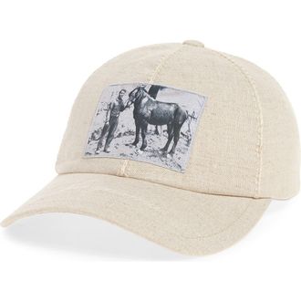 Jacquemus La Casquette Paysan Canvas Baseball Cap in Light Greige at Nordstrom, Size 56