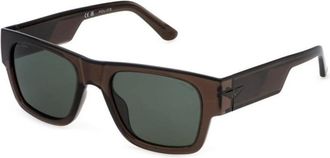 Police Splp 23 M82P Zonnebril - Heren - Zonnebrillen - Grijs - 54 MM - Accessoires