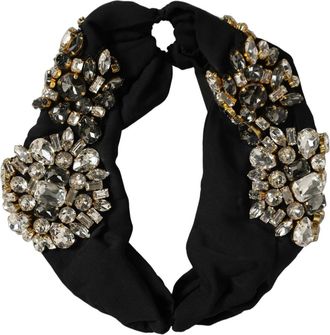 Dolce & Gabbana Hoofdband - Dames - Haaraccessoires - Zwart - ONE Size - Satijn - Accessoires