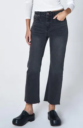 Unpublished Marlow Raw Hem Crop Jeans in Psych at Nordstrom, Size 31