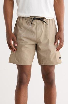Volcom Tie Town Pull-On Shorts in Khaki at Nordstrom Rack, Size X-Large R