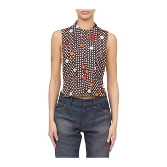 Maison Margiela Dames, Tops, Veelkleurig, Maat: M Poliester