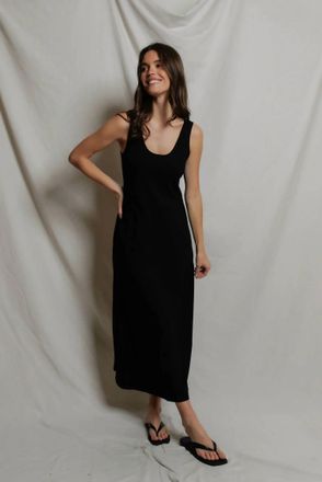 perfectwhitetee Jasmine Dress In Black