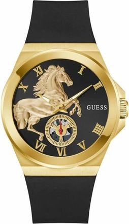 Guess Gw0979G1 Horloge - Heren - Accessoires - Geel - Maat: ONE Size