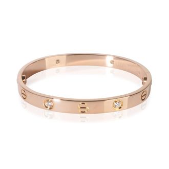 Cartier Pre-Owned Cartier Rose Gold Diamond Love Bracelet