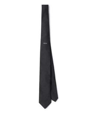Prada 7cm silk tie - men - Silk - R150 - Grey