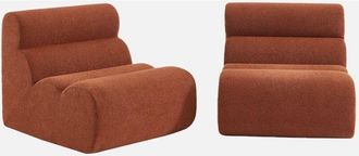 Sweeek Sof&aacute; Modular En Borreguito Texturizado, 2 Plazas