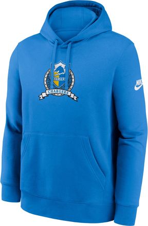 Nike Los Angeles Chargers Rewind Club Nike Mens NFL Pullover Hoodie in Blue | NKDK48Y9QV-TM9