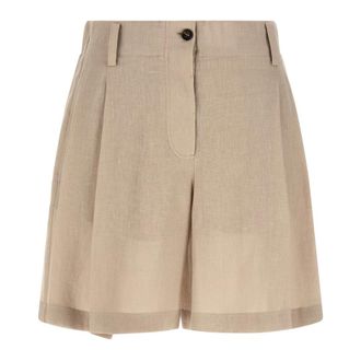 Brunello Cucinelli Mujer, Pantalones cortos, Beige, Talla: S