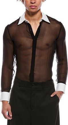 Valentino Camicia Sheer Silk Shirt