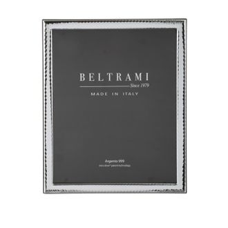 BELTRAMI Portafoto Diamante foto 20x25 cm Beltrami con argento Miro Silver