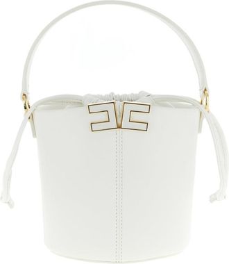 Elisabetta Franchi Logo Bucket Bag
