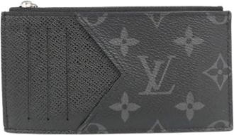 Louis Vuitton Pre-owned Wallets, male, Black, Size: ONE SIZE Pre-owned Taigarama Coin purse