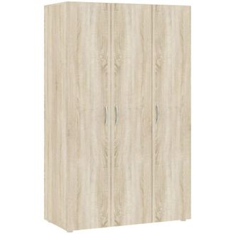 Dmora Armario 3 Puertas Dublino, Muebles De Dormitorio, Vestidor, Armario De Ropa, 111x52 H179 Cm, Roble - Dmora