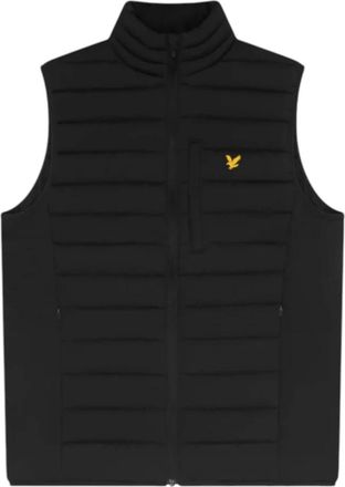 Lyle & Scott piumini e parka Poliestere - Heren - Bodywarmers - Zwart - 2XL - Katoen - Jassen