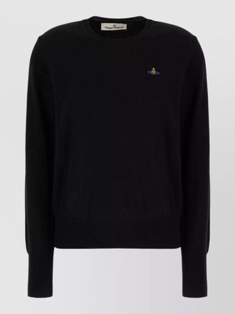 Vivienne Westwood cotton sweatshirt cuffs ribbed hem detail