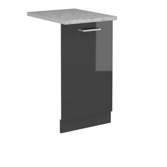 Vicco Tapa Del Lavavajillas R-line, Antracita Alto Brillo, 45 Cm, Et M&aacute;rmol