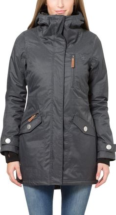 Berydale Berydale Womens Bd100 Jacket, Grey - Lined Winter Parka, XL UK