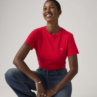 Levi's Favorite Cotton Tee - Womens - 2XS - Red