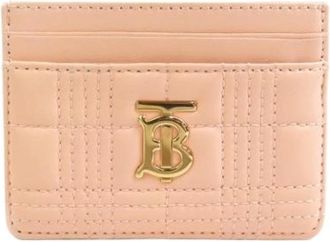Burberry Pre-owned Wallets, female, Orange, Size: ONE SIZE Pre-owned Card Case