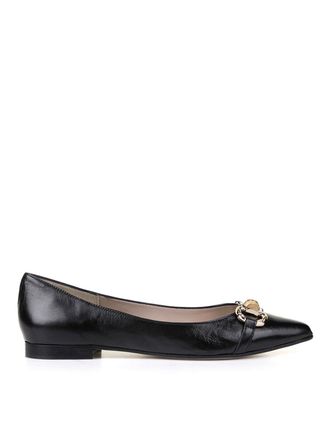 Status Nappa leather ballerina