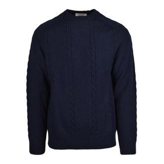 Wool & Co Uomo, Maglie, Blu, L, new