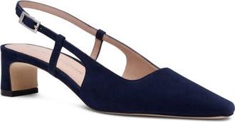 Stuart Weitzman Slingback Pump in Nice Blue at Nordstrom, Size 8.5