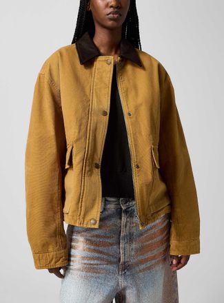 Acne Studios Womens Adjustable waist fabric jacket