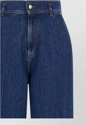 Alberta Ferretti denim straight-leg jeans