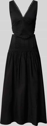 Topshop Maxikleid mit r&uuml;ckseitigem Cut Out Modell ALINA in Black, Gr&ouml;&szlig;e 34