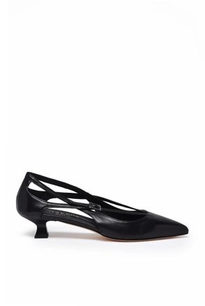 Isabelle Paris Black Leather Pumps