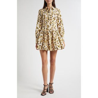Ulla Johnson Nanette Long Sleeve Minidress in Lucent at Nordstrom Rack, Size 16