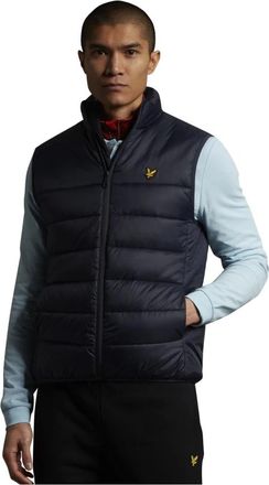 Lyle & Scott Licht Gevuld Gilet - Heren - Bodywarmers - Blauw - XS - Jassen
