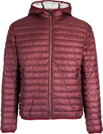 Colmar Paarse Polyester Jas met Capuchon - Heren - Gewatteerde jassen - Rood - L - Polyester - Jassen