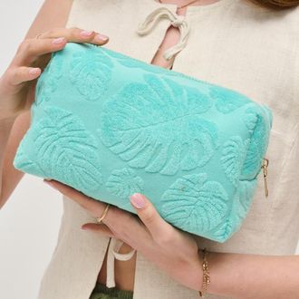 Urban Expression Palm Breeze Cosmetic & Travel Organizer Pouch in Seafoam at Nordstrom